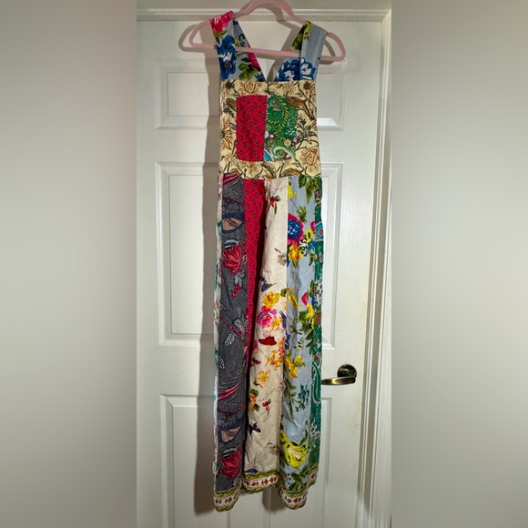 Patchwork overalls by Rahabe Rope NWOT - Picture 4 of 16